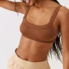 S554cd5e607b243d3b45966a24842cf82F.webp Knitted Cotton Ribbed Tube Top Crop Top