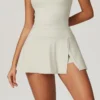 Comfortable Yoga Skirt with Slit for Fitness and Outdoor Activities
