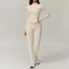 Casual Sports Jacket and Tracksuit Set for Workout
