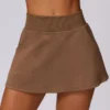 S8baf0e849c564d608b35a06189cf8c42L.webp Brown Sports Skirt with Pockets