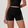 Sf3ce70ab69ba4e03be84a395f45a88f75.webp High Waist Yoga Shorts for Fitness and Jogging